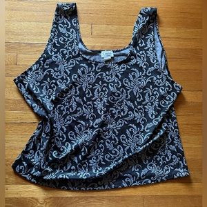 Late 90’s/early 00’s Vintage Cinema Etoile Baroque Tank in 3x